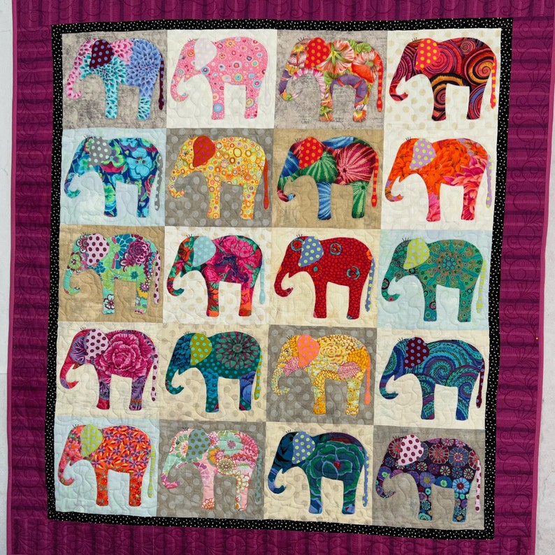 Elephant CLDY040724056 Quilt Blanket