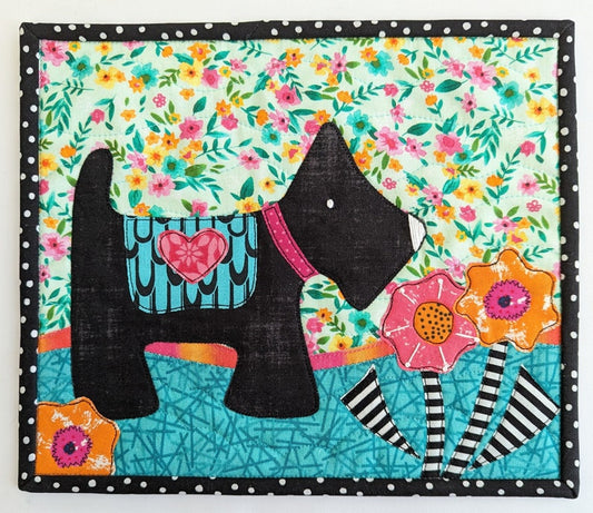 Scottie Dog CLDY180624155 Quilted Placemats