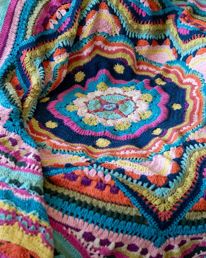 Kalos Organic Cotton Mandala Crochet Throw Blanket Coming Soon!