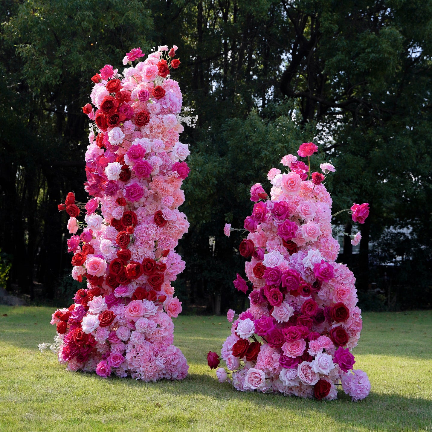 Kathryn Wedding Party Background Floral Arch Decoration