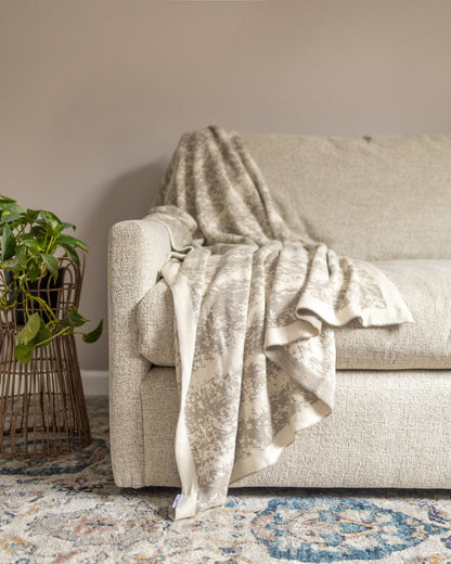 Landry Organic Cotton and Linen Throw Blanket