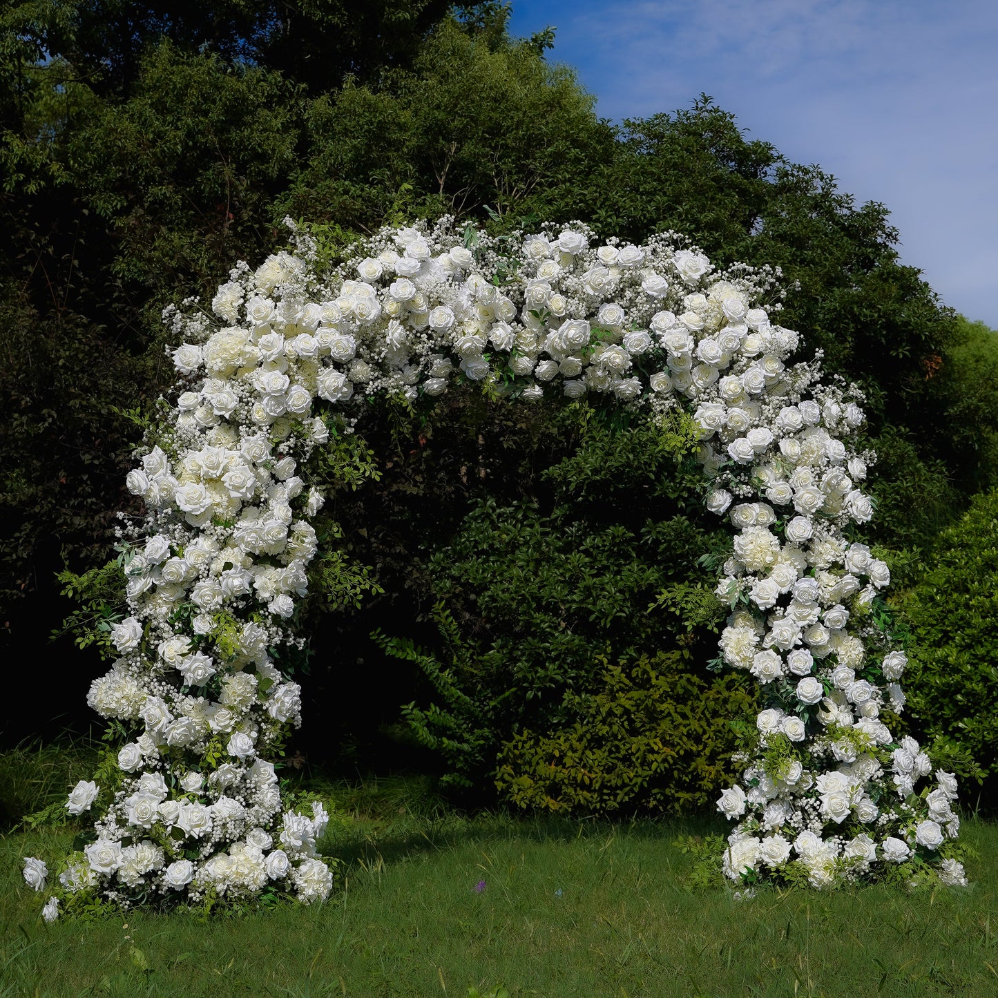 Layla Wedding Party Background Floral Arch Decoration