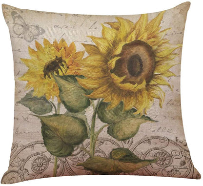 Sunflowers Cushion Covers