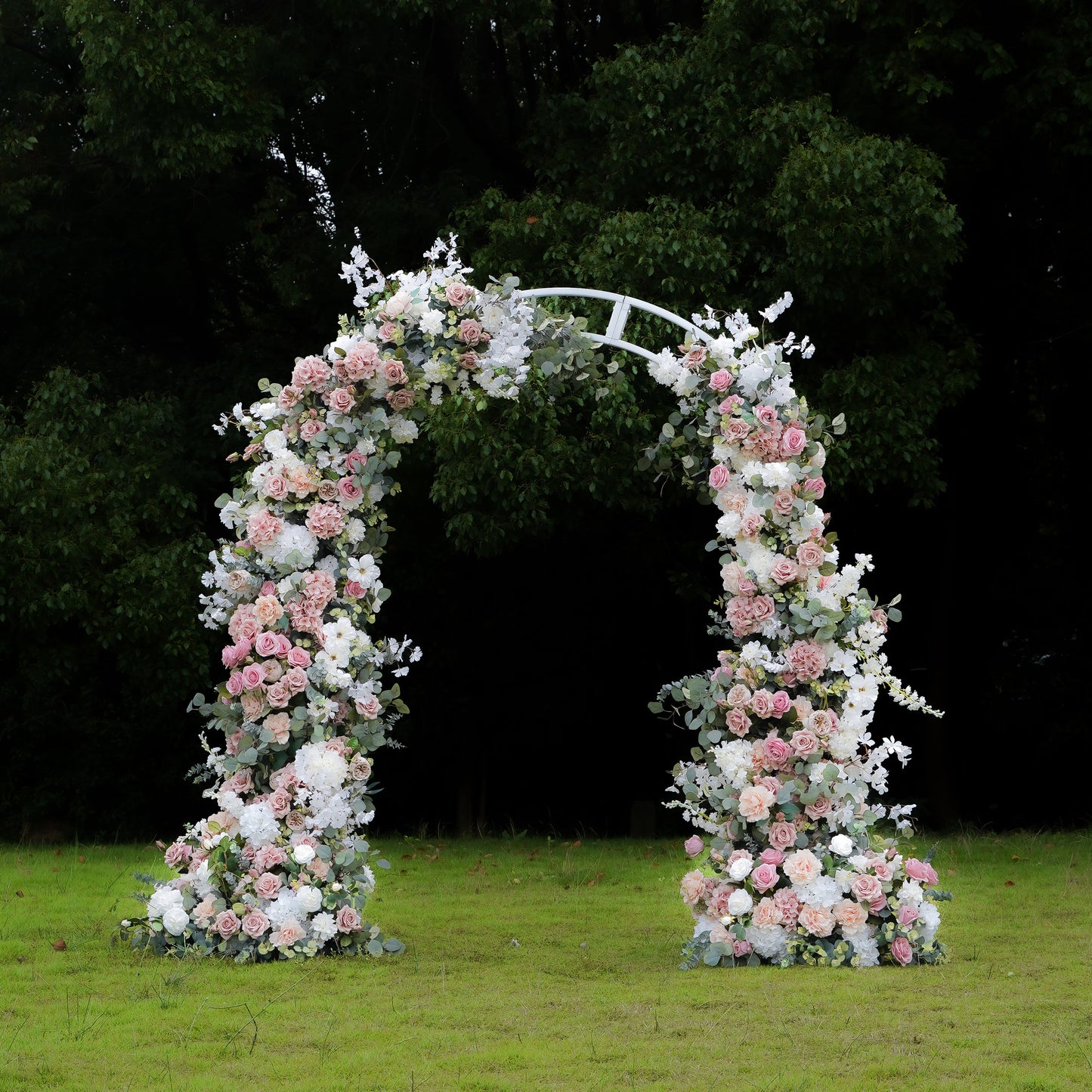 LuLu:2023 New Wedding Party Background Floral Arch Decoration Including Frame -R907