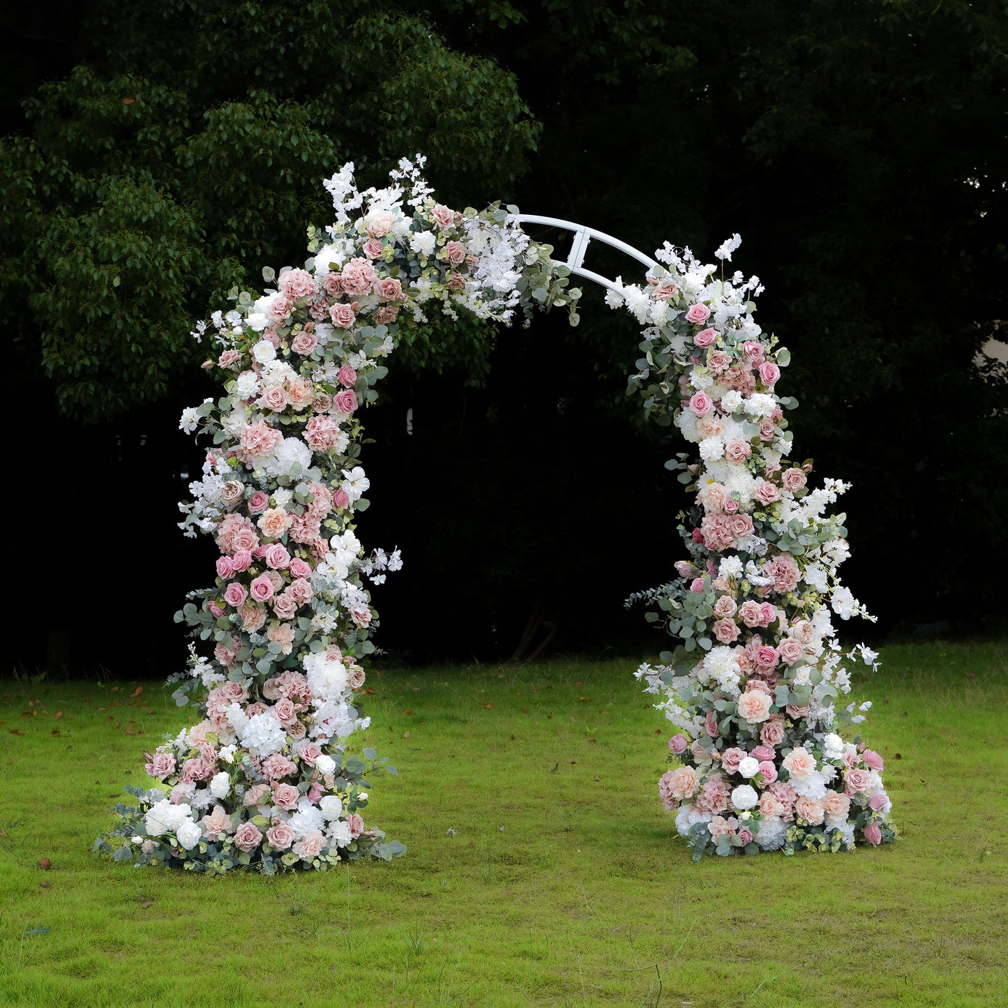 LuLu:2023 New Wedding Party Background Floral Arch Decoration Including Frame -R907