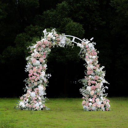 LuLu:2023 New Wedding Party Background Floral Arch Decoration Including Frame -R907