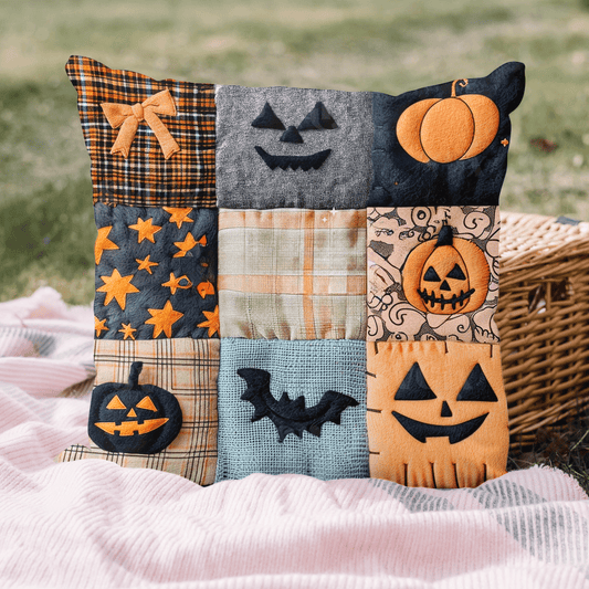 Spooky Season Halloween Quilted Pillow Case NCU0PD814