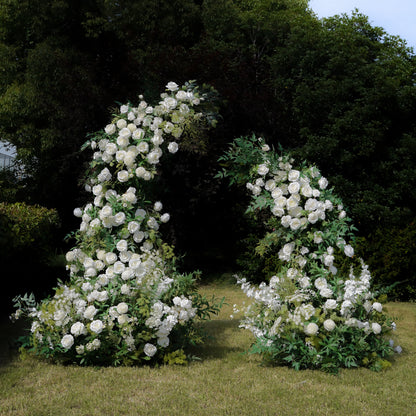 2024 New Wedding Party Background Floral Arch Decoration Including Frame -R984