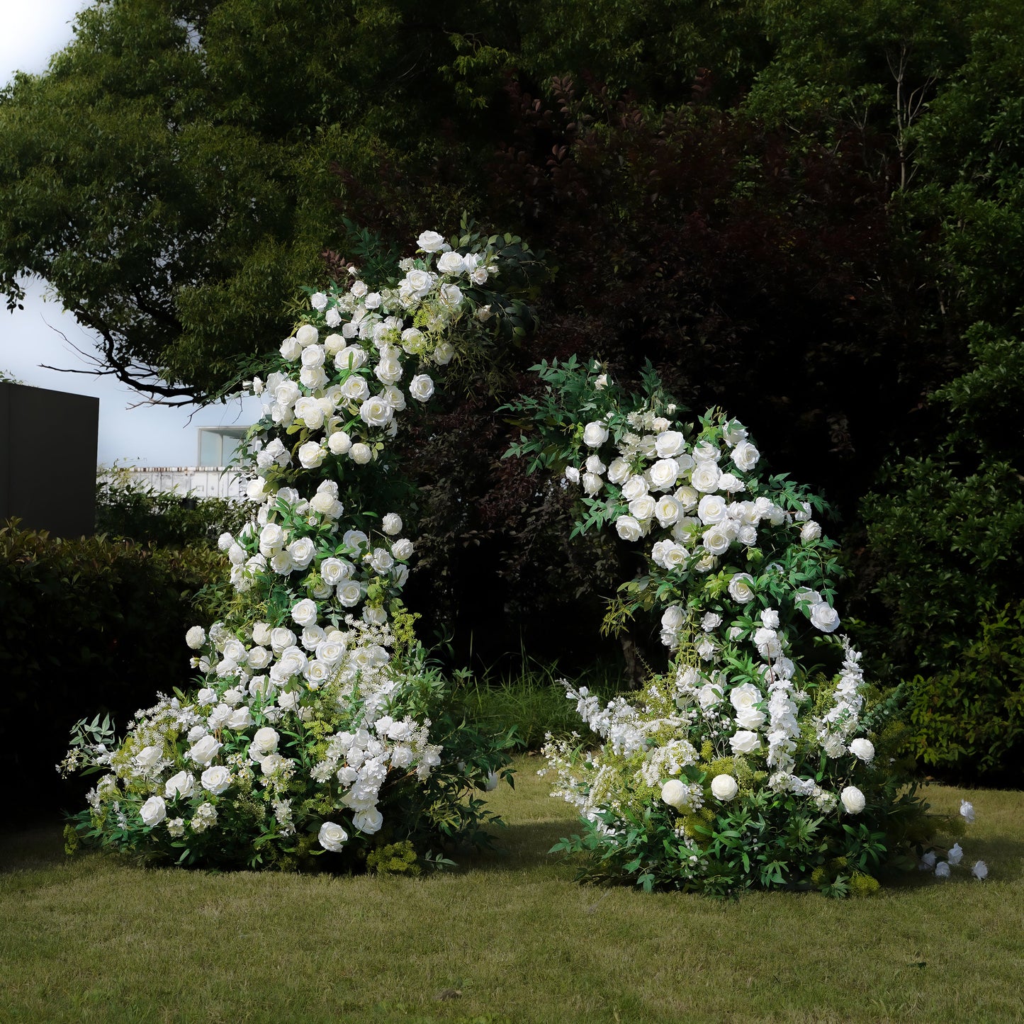 2024 New Wedding Party Background Floral Arch Decoration Including Frame -R984