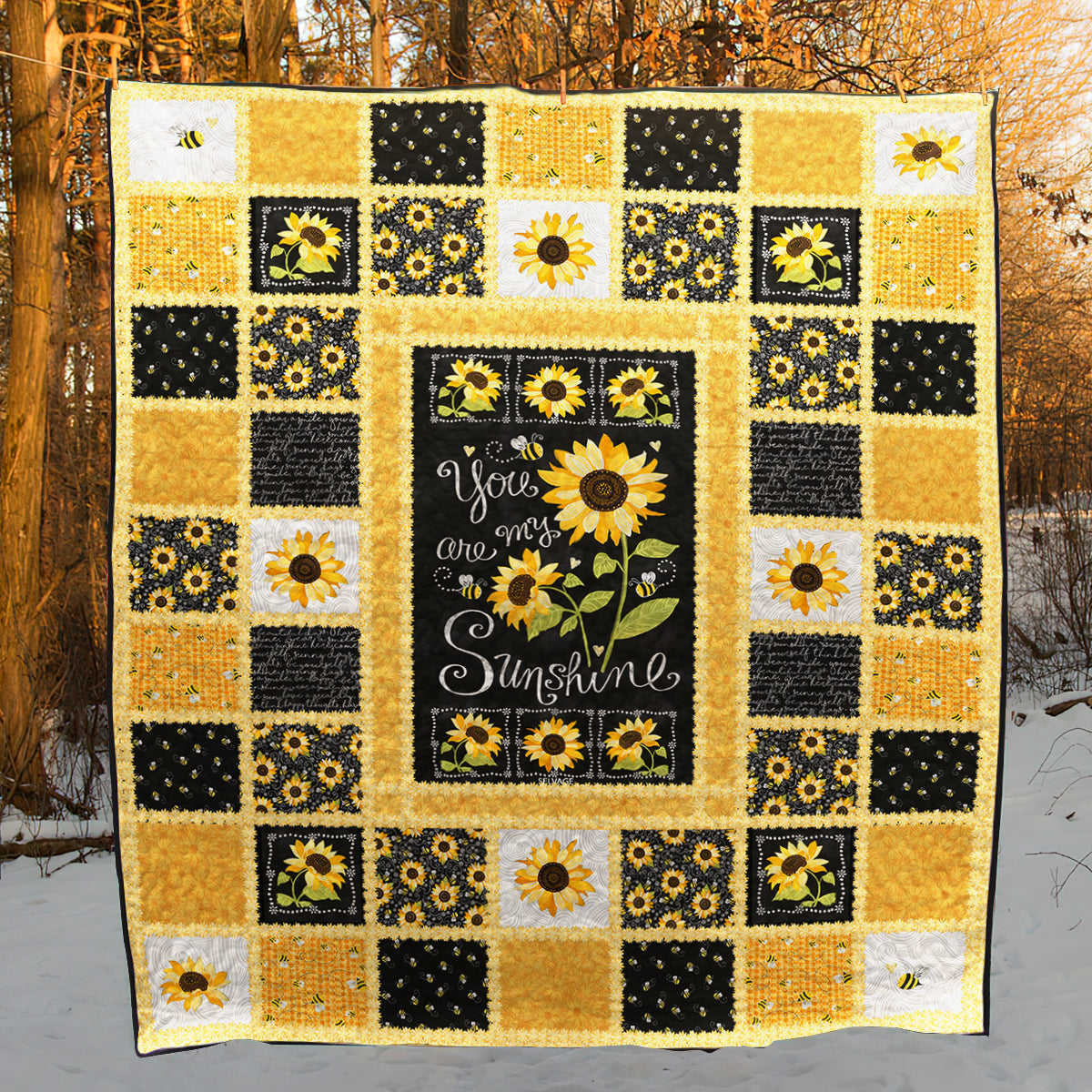 Sunflower CLA15112342 Quilt Blanket