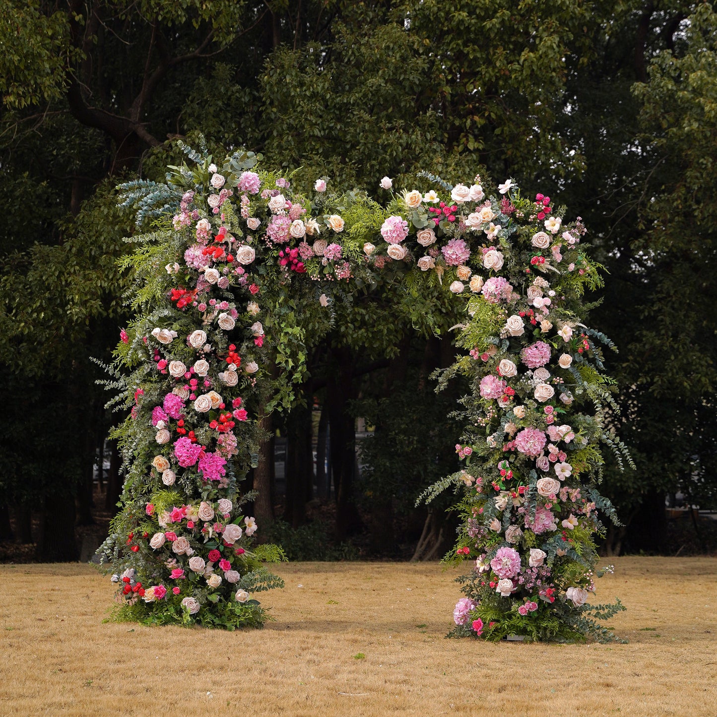 Mona : 2023 New Wedding Party Background Floral Arch Decoration include Frame