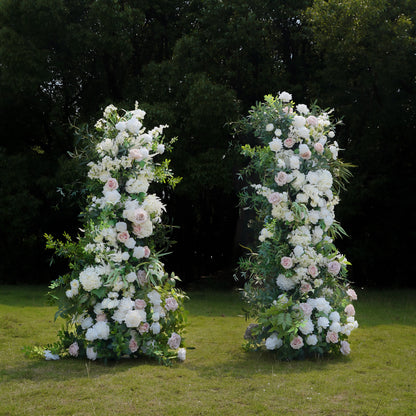 Natalie:2023 New Wedding Party Background Floral Arch Decoration Including Frame -R029