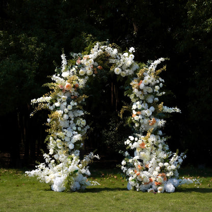 Nova:2023 New Wedding Party Background Floral Arch Decoration Including Frame -R052