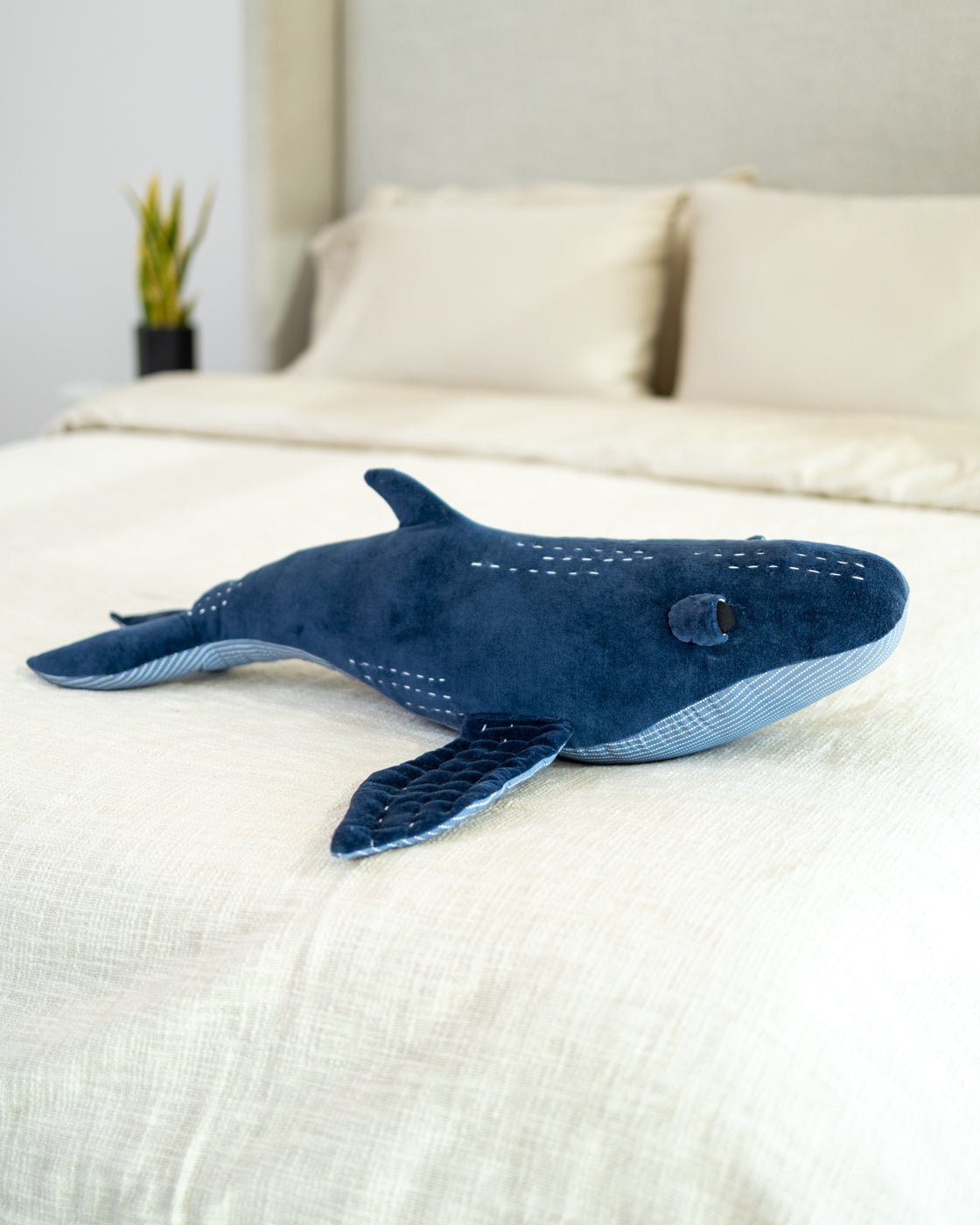 Organic Cotton Humpback Whale Pillow