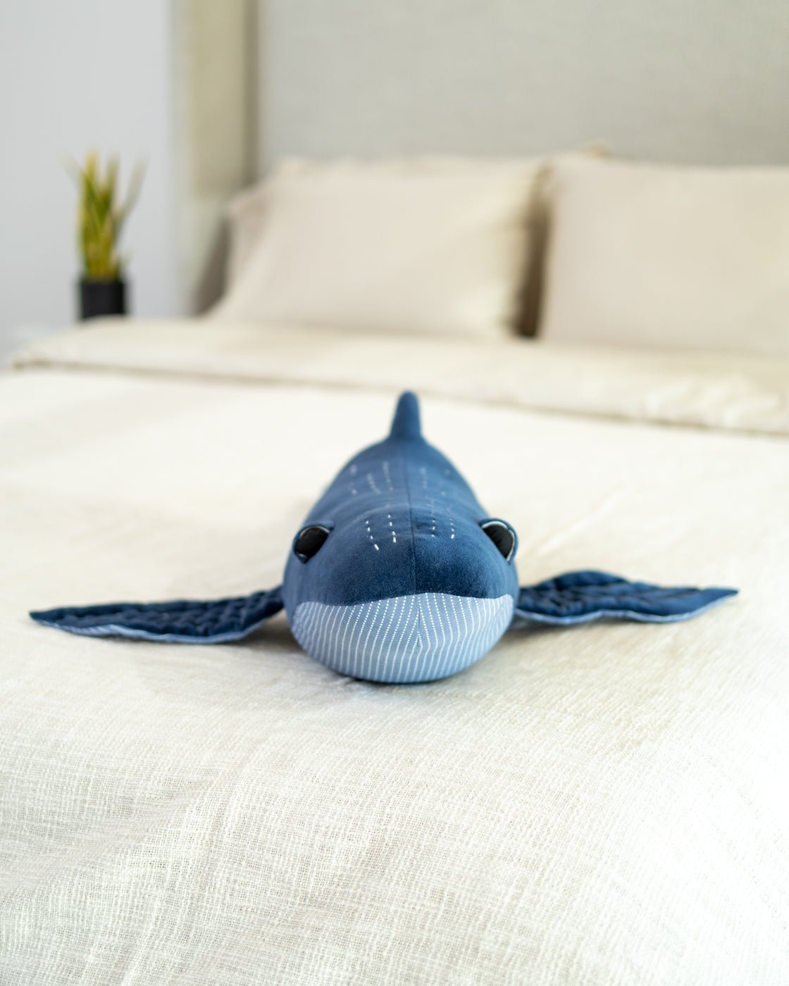 Organic Cotton Humpback Whale Pillow