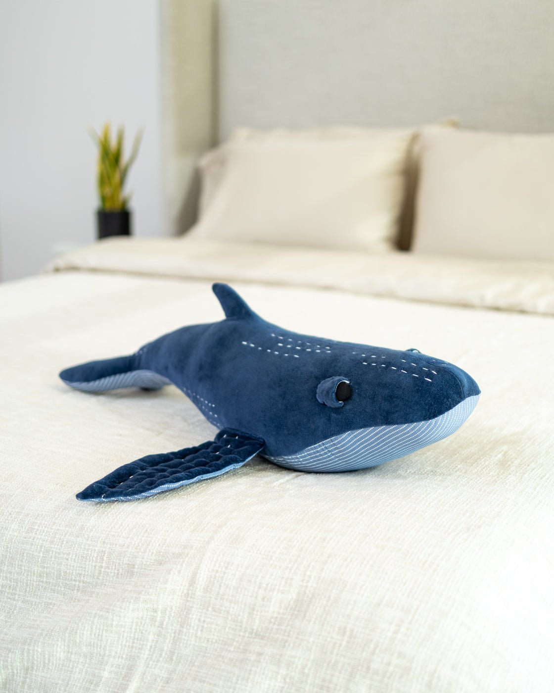 Organic Cotton Humpback Whale Pillow