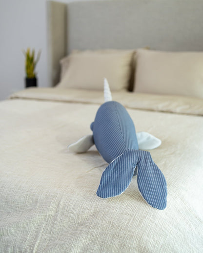 Organic Cotton Narwhal Pillow