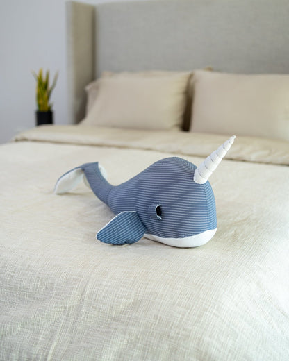 Organic Cotton Narwhal Pillow