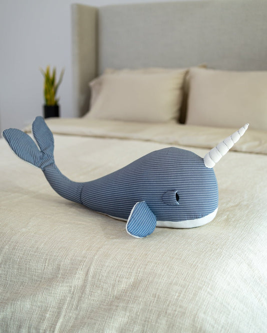 Organic Cotton Narwhal Pillow