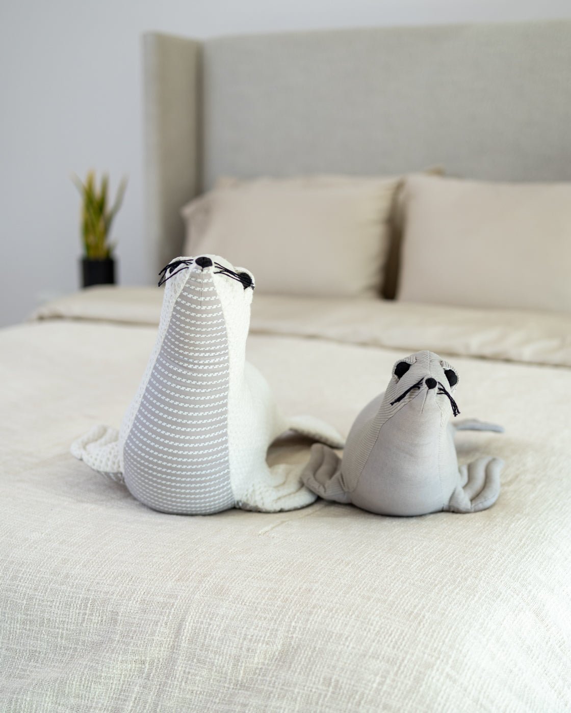 Organic Cotton Seal Pillow