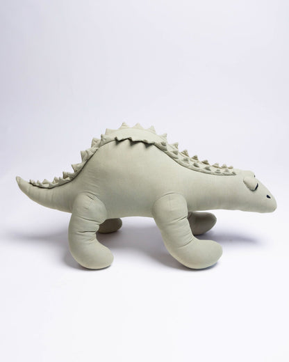 Organic Cotton Stegosaurus Dinosaur Pillow