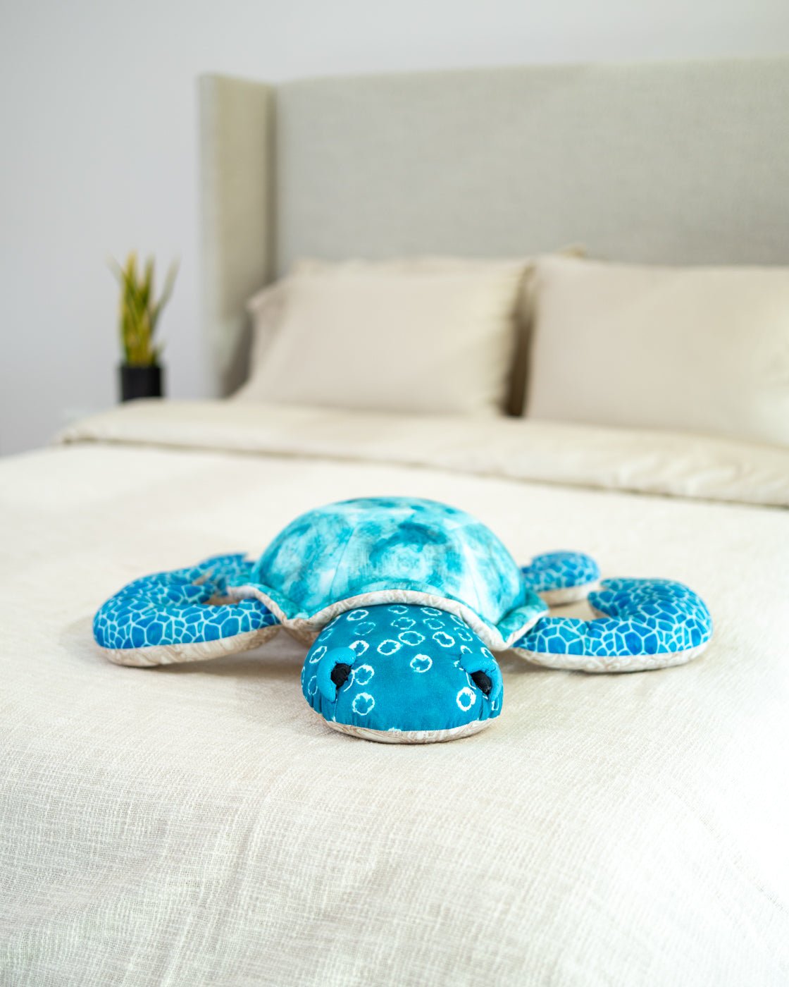 Organic Cotton Turtle Pillow