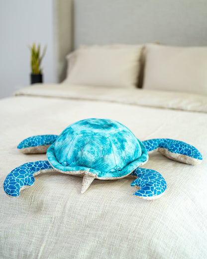 Organic Cotton Turtle Pillow