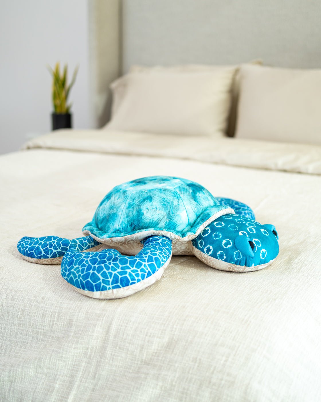 Organic Cotton Turtle Pillow