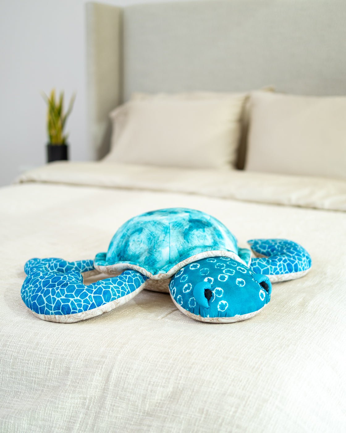 Organic Cotton Turtle Pillow