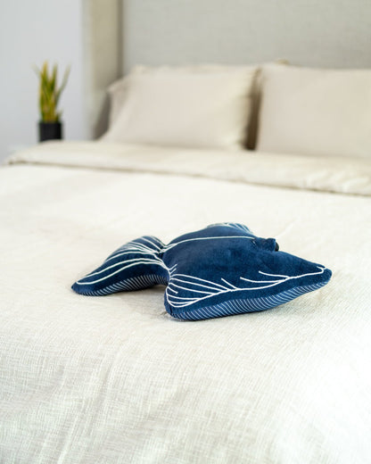 Organic Cotton Velvet Fish Pillow