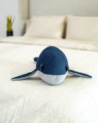 Organic Cotton Whale Pillow