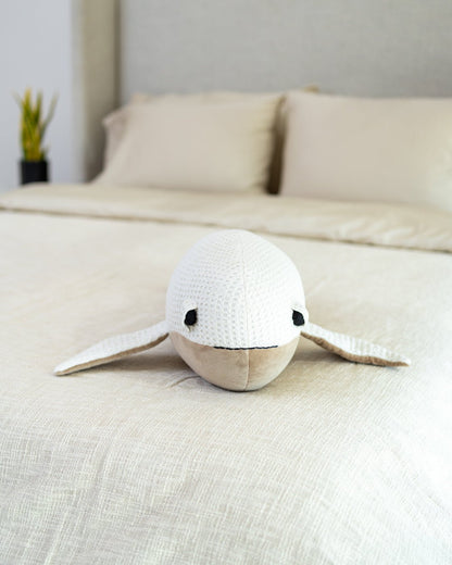 Organic Cotton Whale Pillow