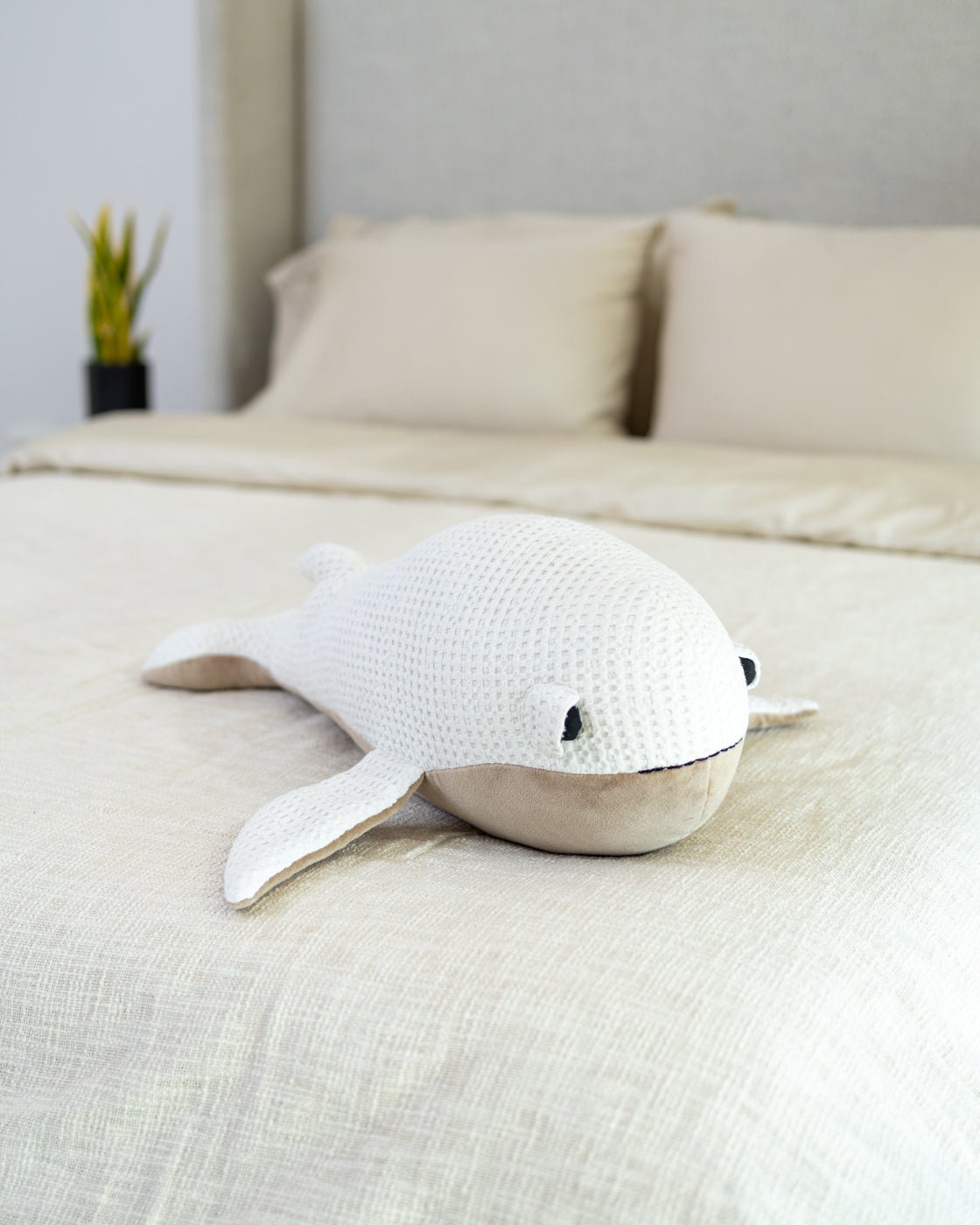 Organic Cotton Whale Pillow