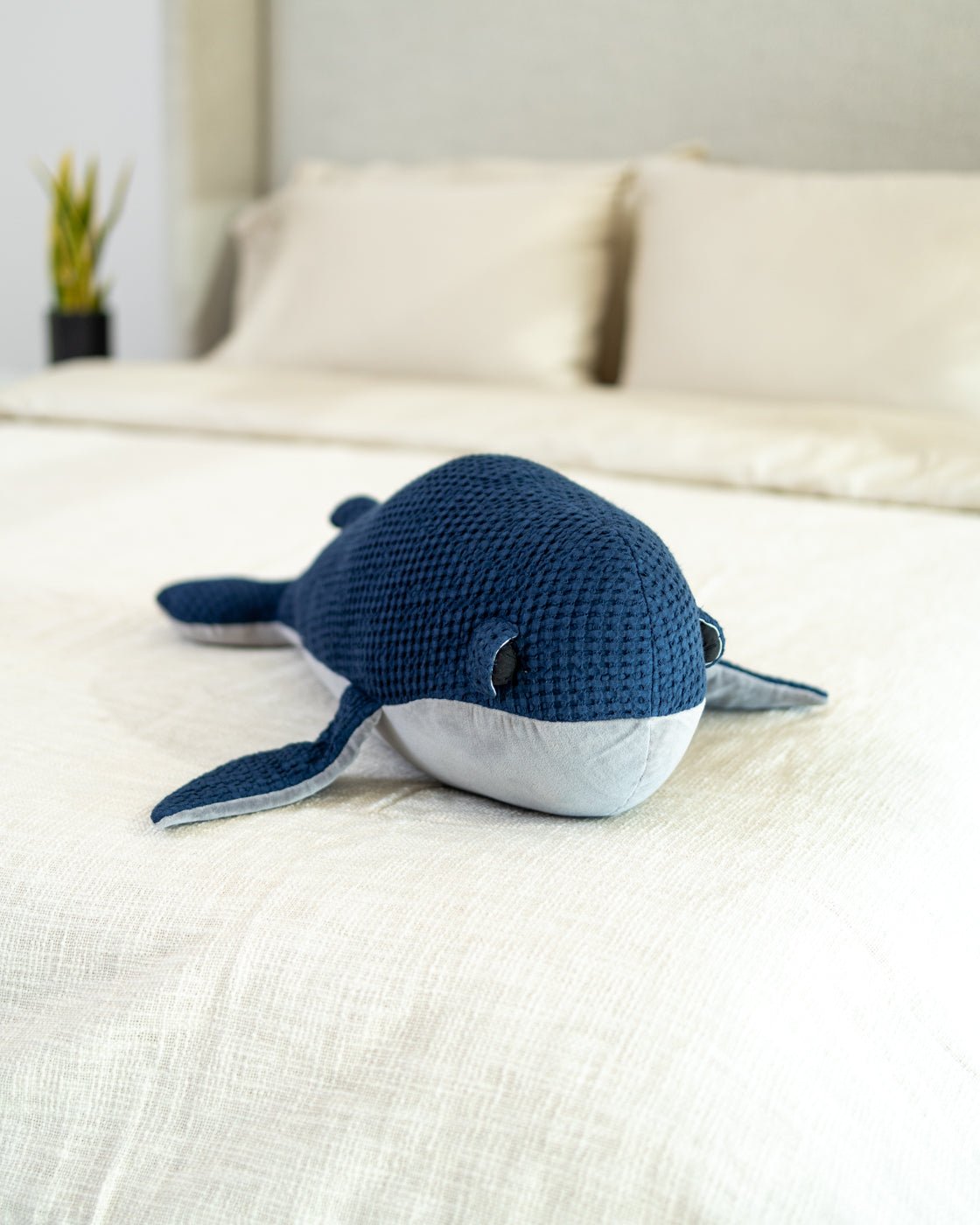 Organic Cotton Whale Pillow