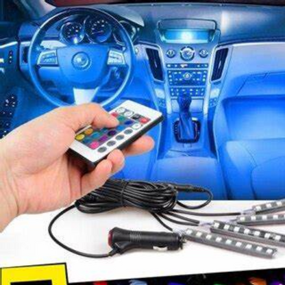 4 Piece Car Interior Atmospheric Led Strip Light