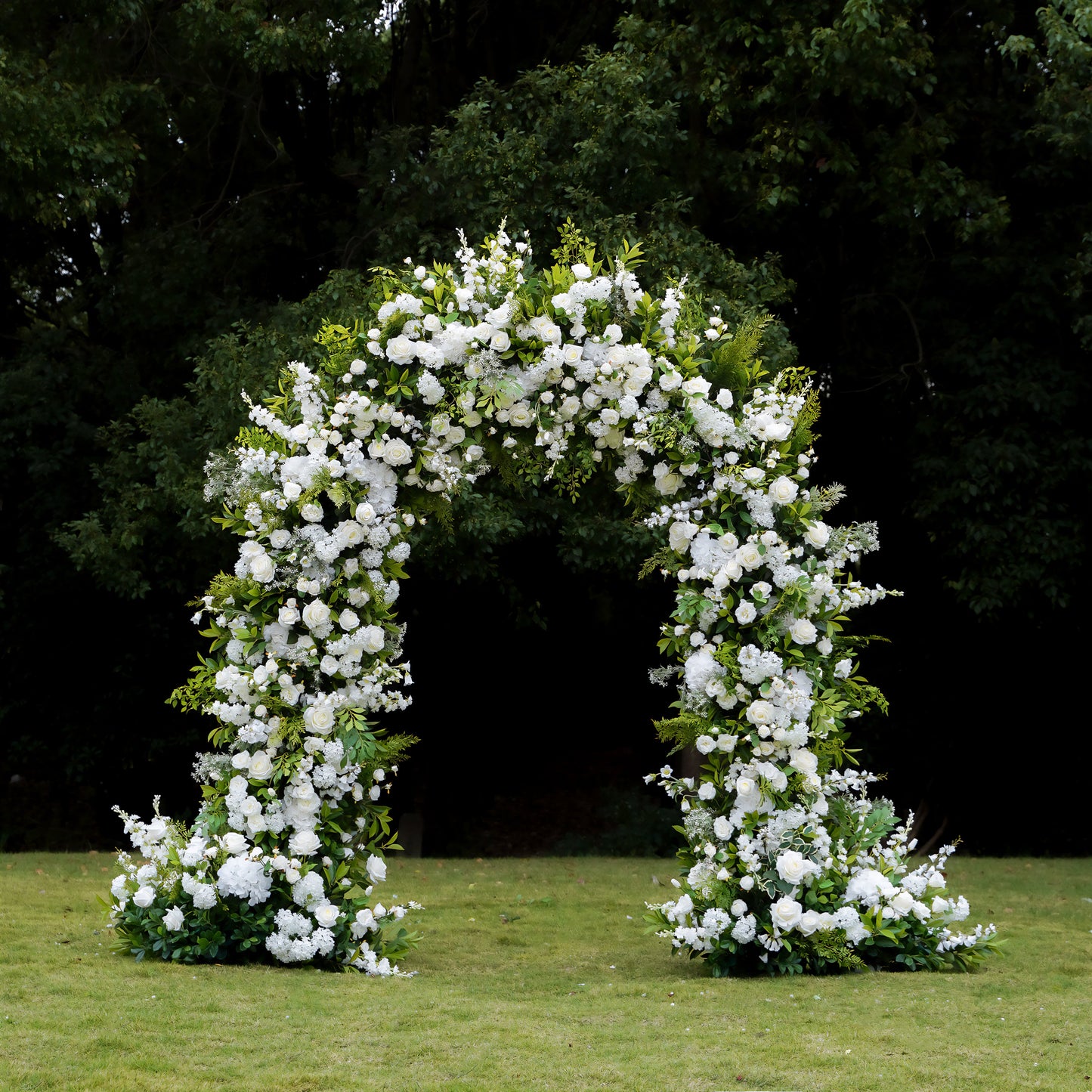 2024 New Wedding Party Background Floral Arch Decoration Including Frame -R865