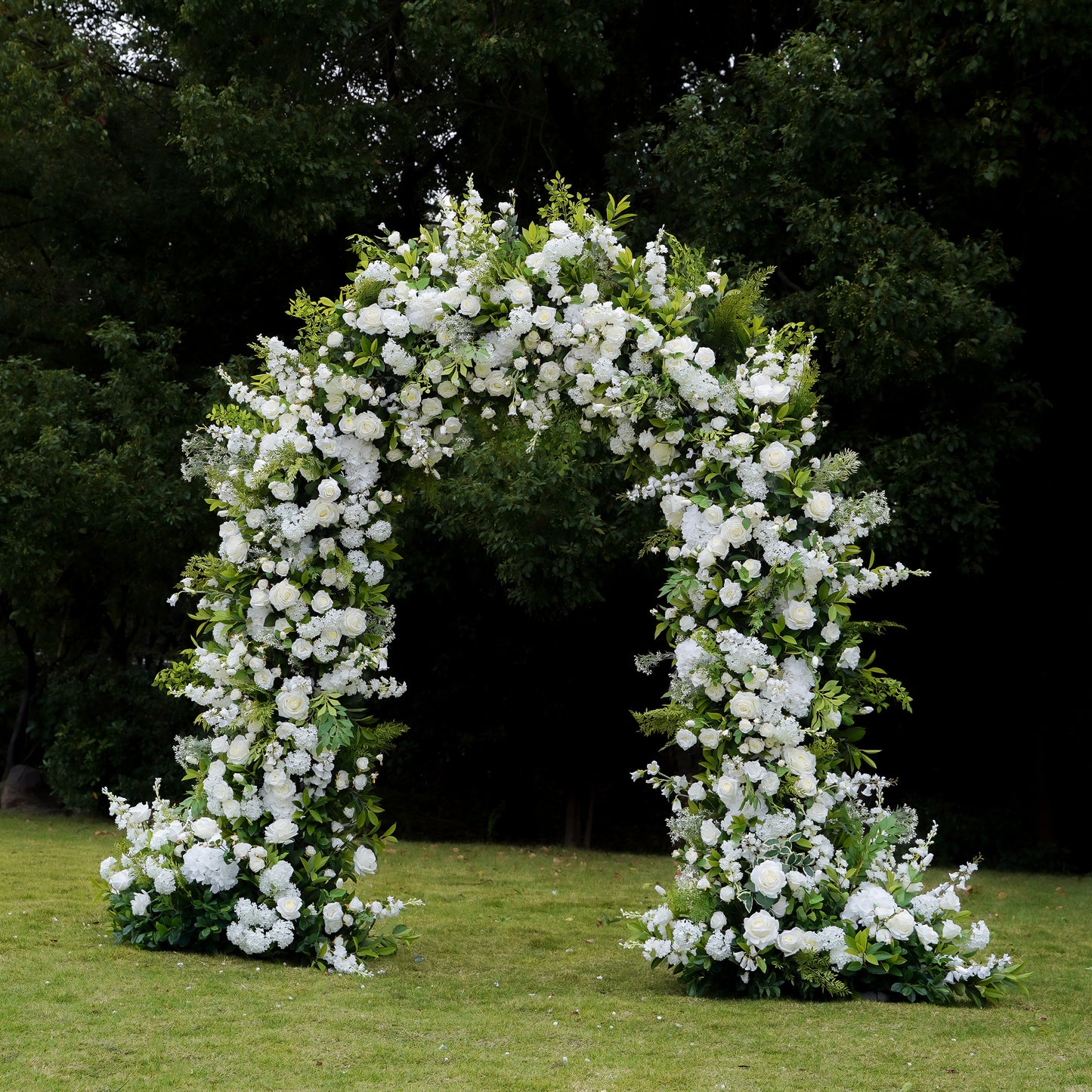 2024 New Wedding Party Background Floral Arch Decoration Including Frame -R865