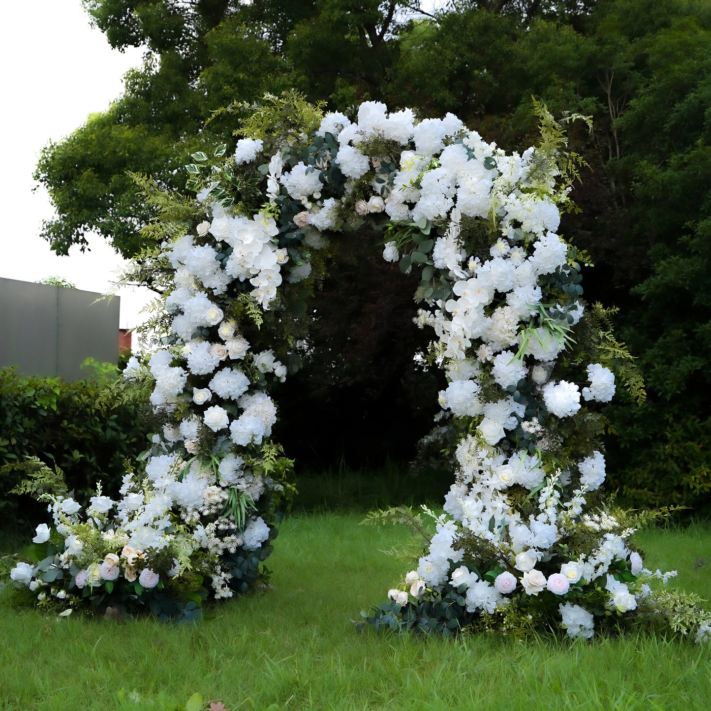 Robin ：2023 New Wedding Party Background Floral Arch Decoration include Framet