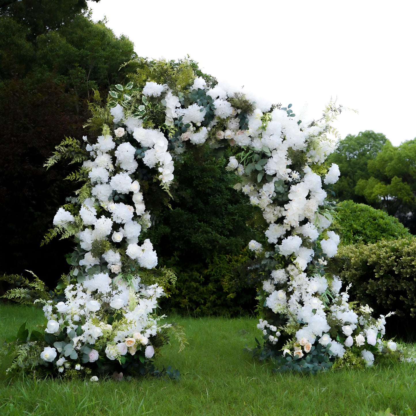 Robin ：2023 New Wedding Party Background Floral Arch Decoration include Framet