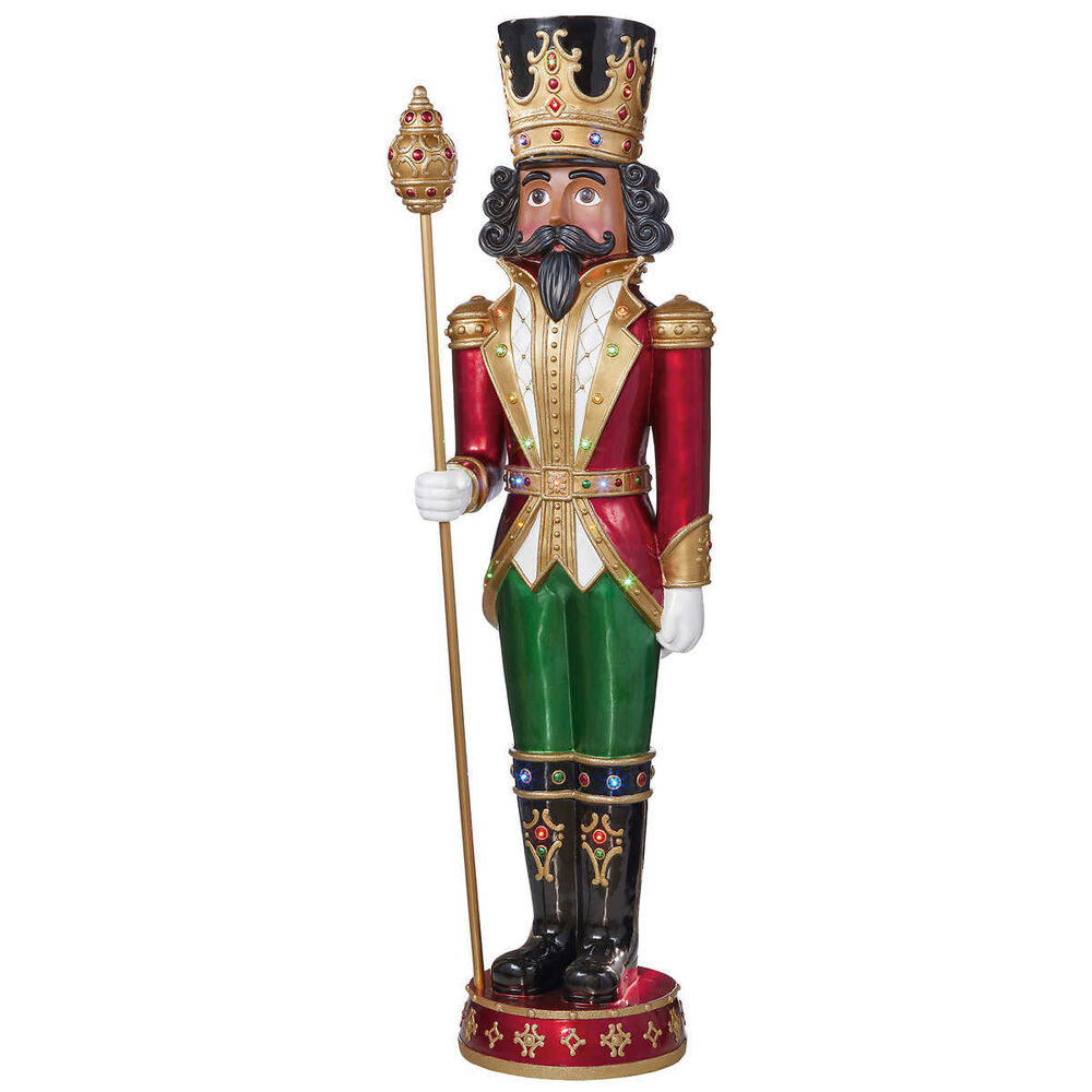 6' Life-Size LED Christmas Nutcracker