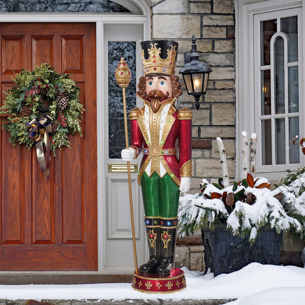 6' Life-Size LED Christmas Nutcracker