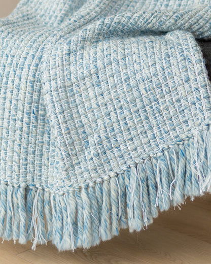 Serenity Organic Cotton and Wool Throw Blanket