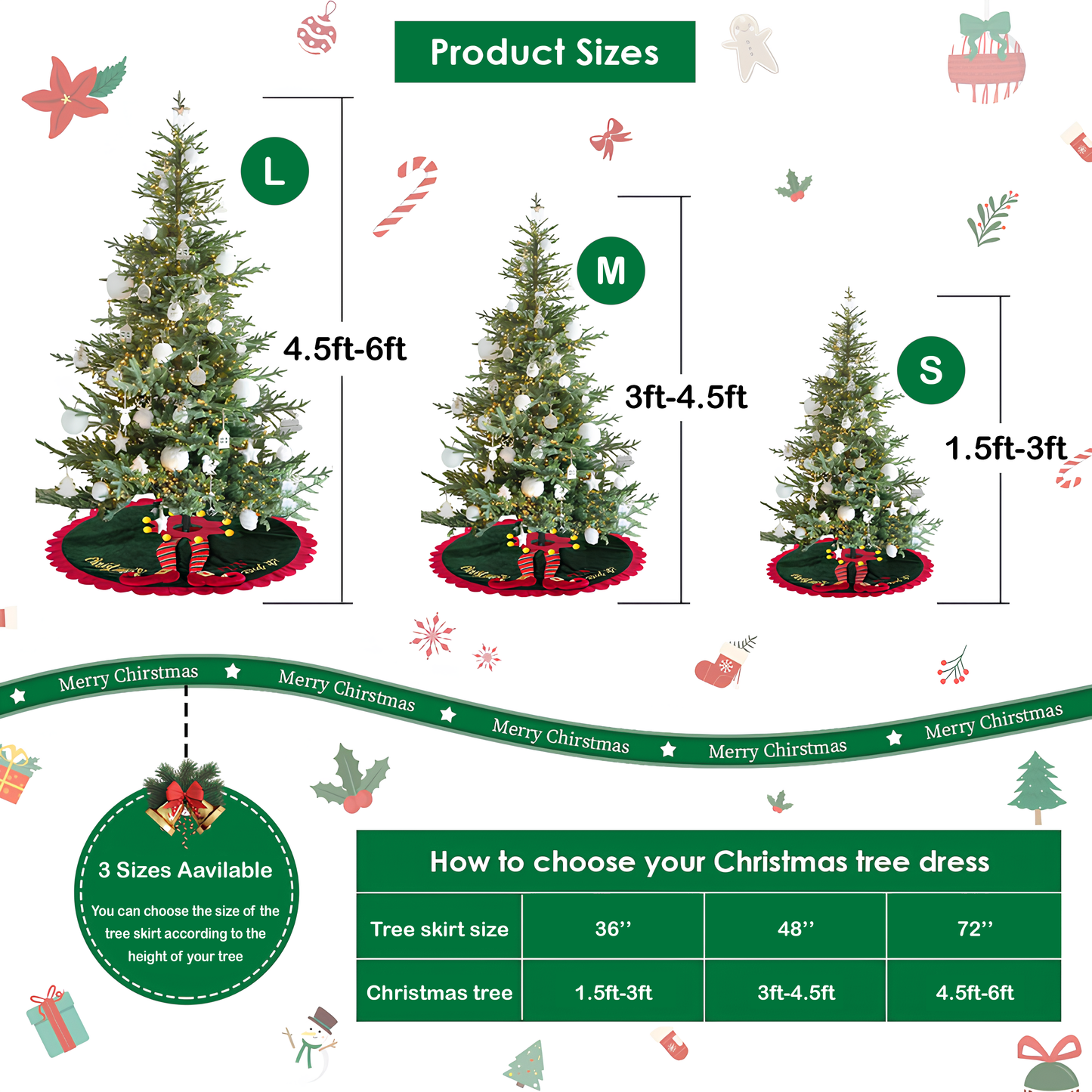 Starlit Steeds Christmas Quilted Tree Skirt NCU0DV2268