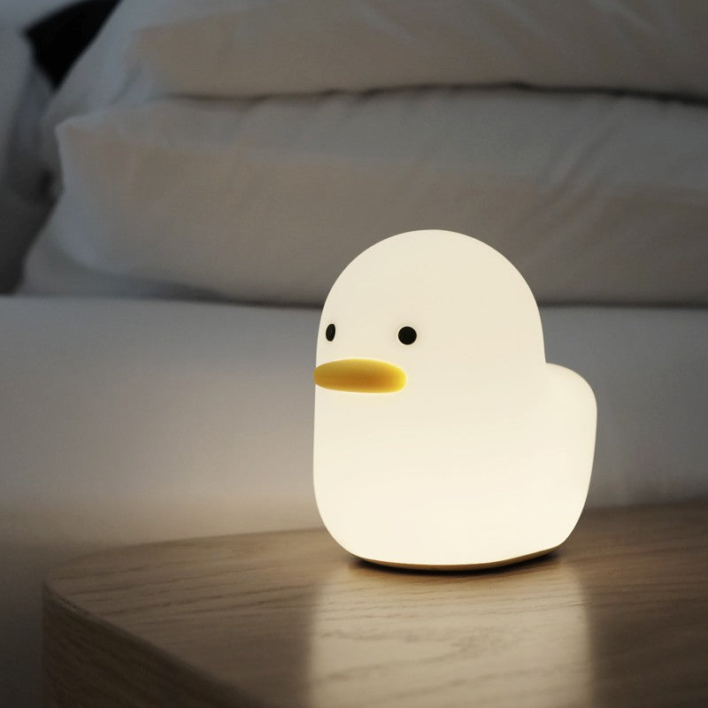 Duck Night Light Kwaii Cute Pat Tap Light Sleep