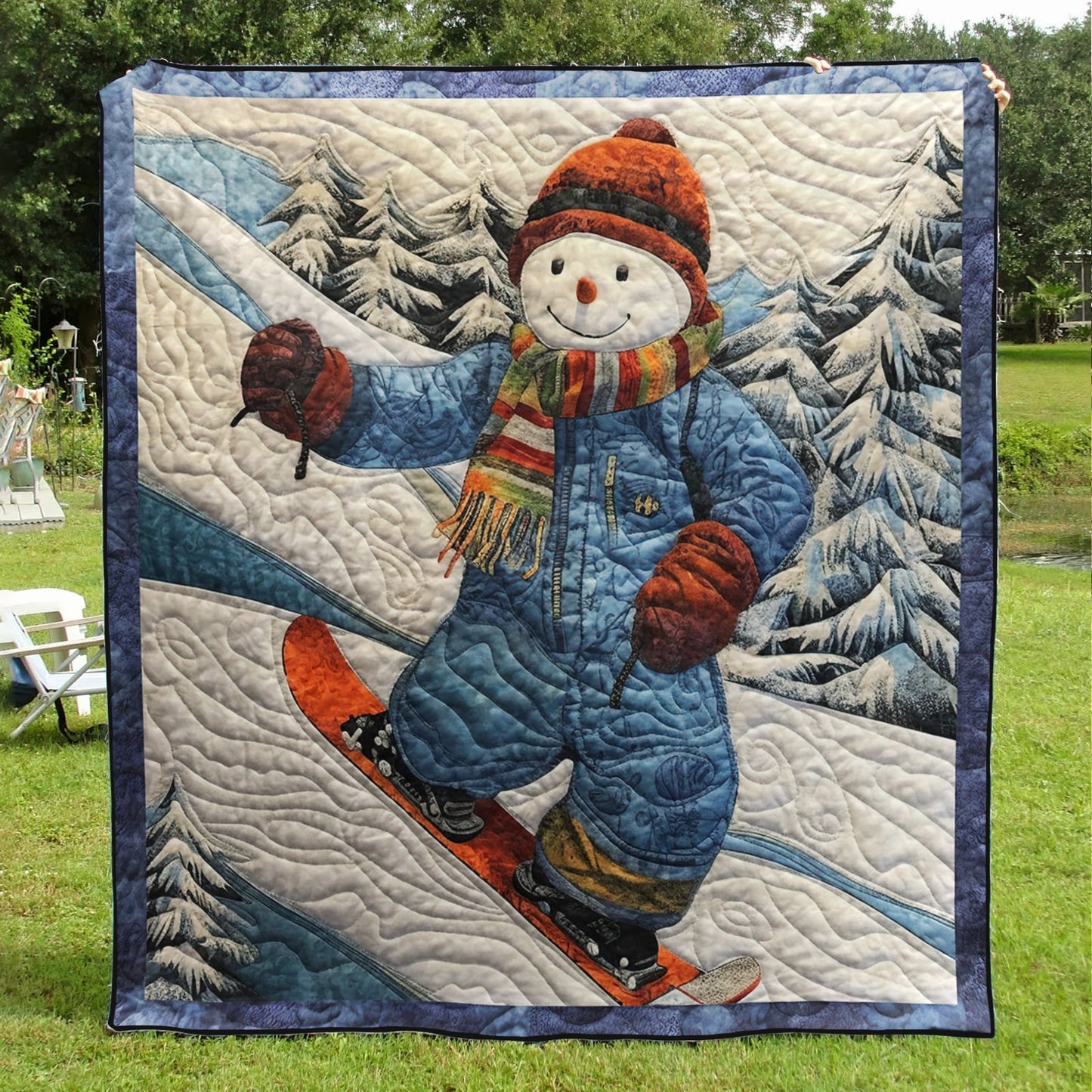 Christmas Snowman HM05102307 Quilt Blanket