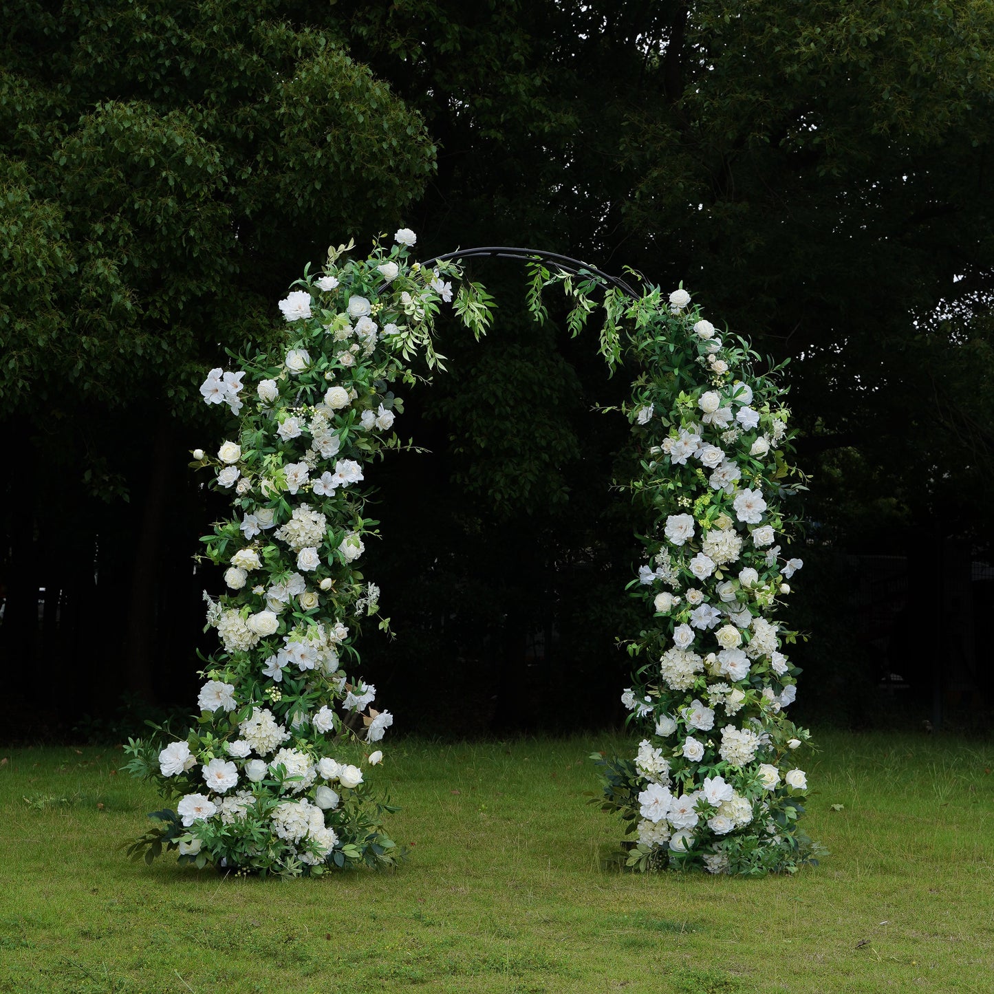 2024 New Wedding Party Background Floral Arch Decoration Including Frame -R097