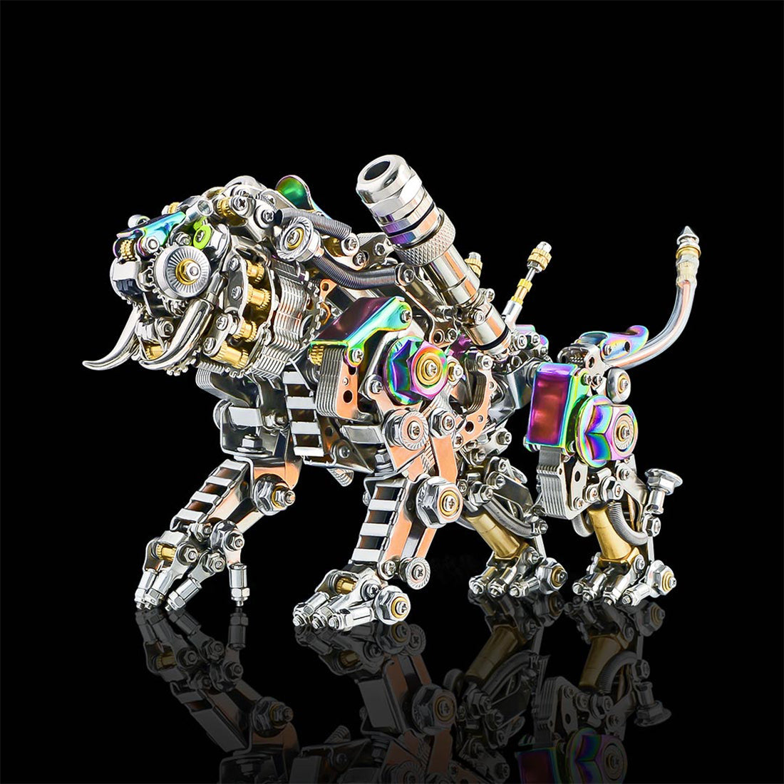 Bengal Tiger 700PCS+ 3D Metal Kits Assembly Model Building Animal Series