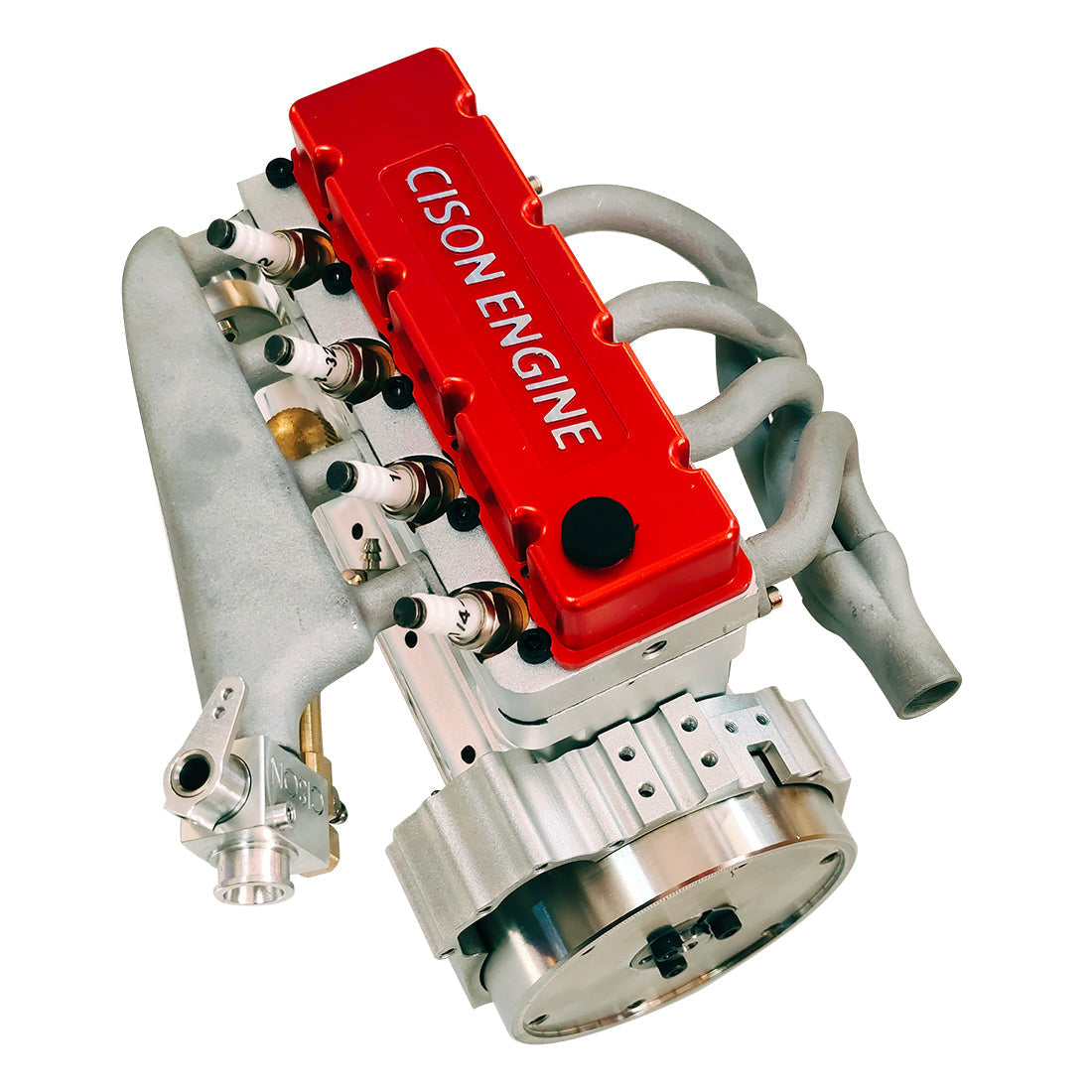 L4-175 17.5cc Miniature OHV Four-cylinder Four-Stroke Engine Kits that Runs on Gas for RC Cars Ships