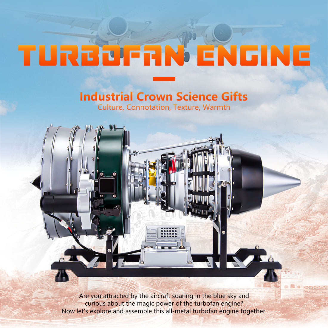 DIY Twin-spool Turbofan Engine Kits