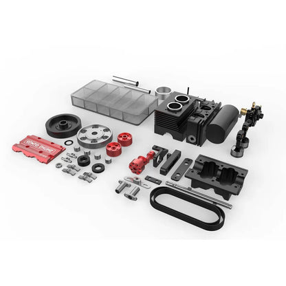 ST-NF2 DIY Build a Nitro 4 Stroke 2 Cylinder Engine Kit